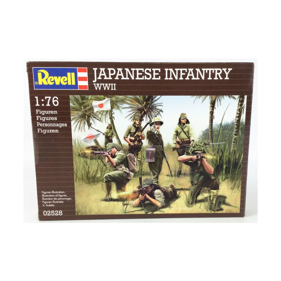 

Японская пехота времен Второй мировой войны, Historical Miniatures (1:76) (Revell/Monogram)