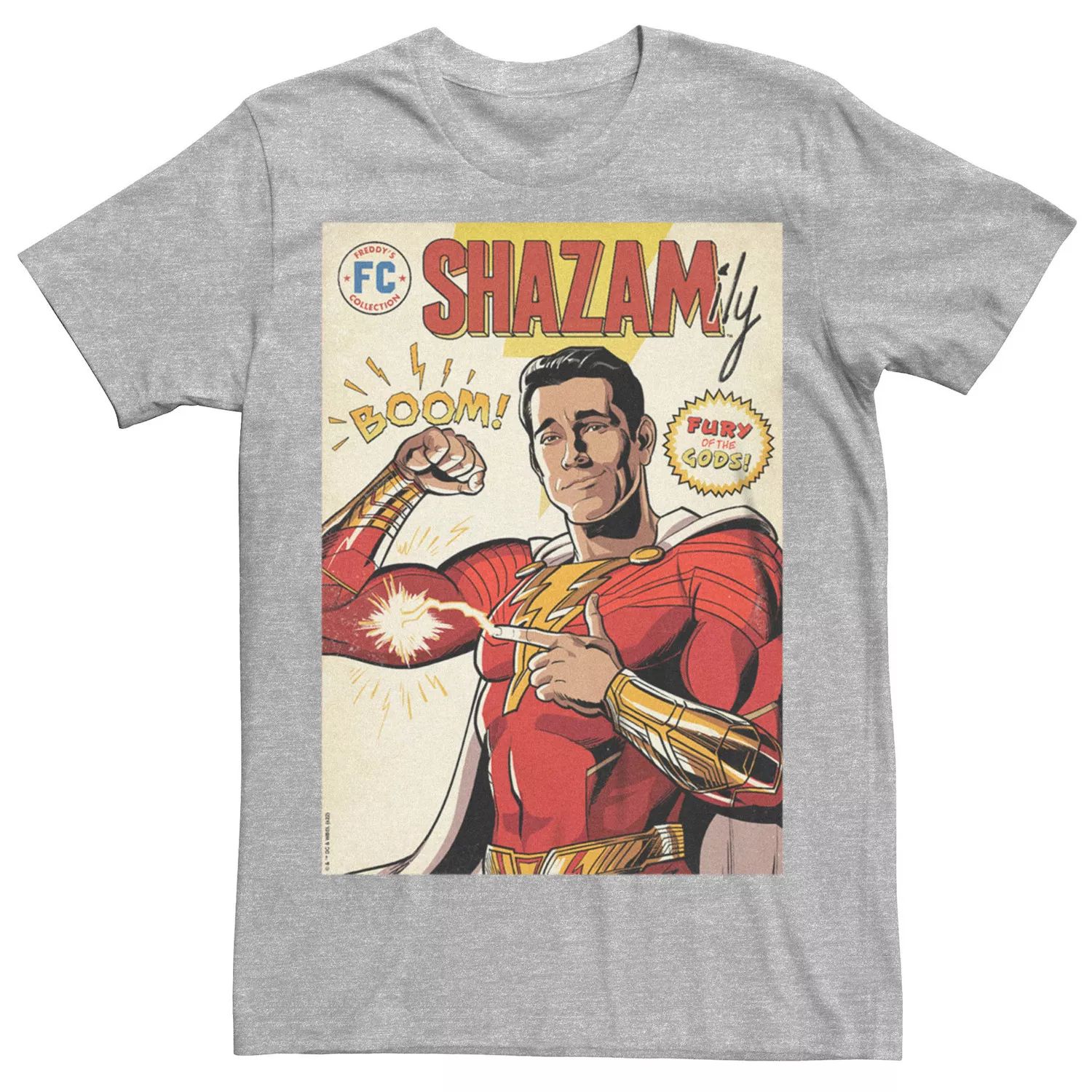 Мужская футболка с логотипом Shazam Fury Of The Gods Shazam Comic Licensed Character брелок funko pop keychain shazam fury of the gods