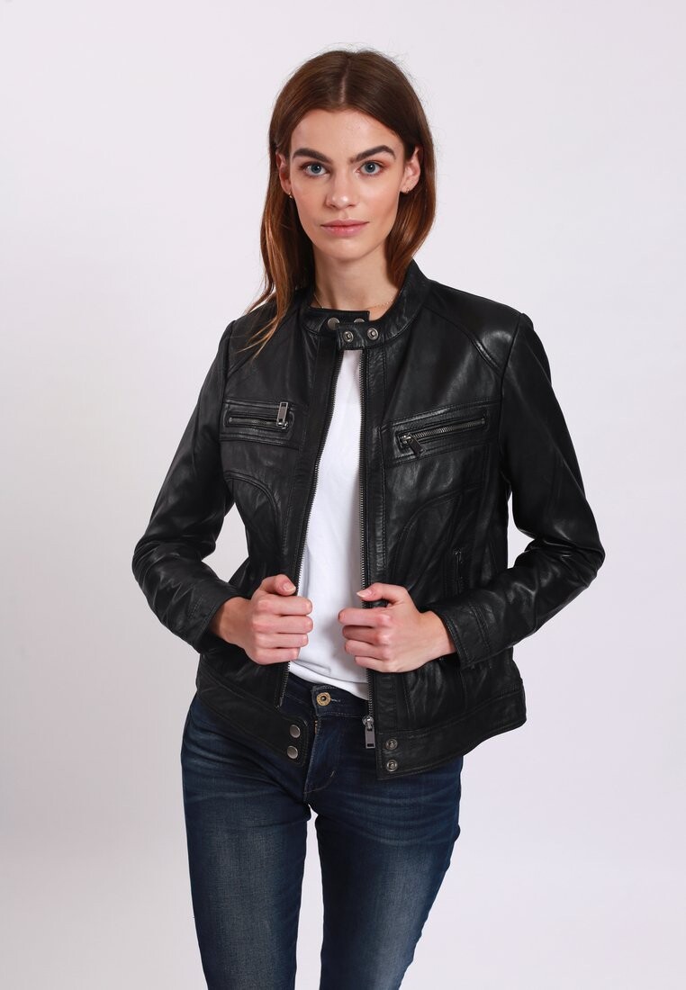 

Кожаная куртка Lee Cooper, черный