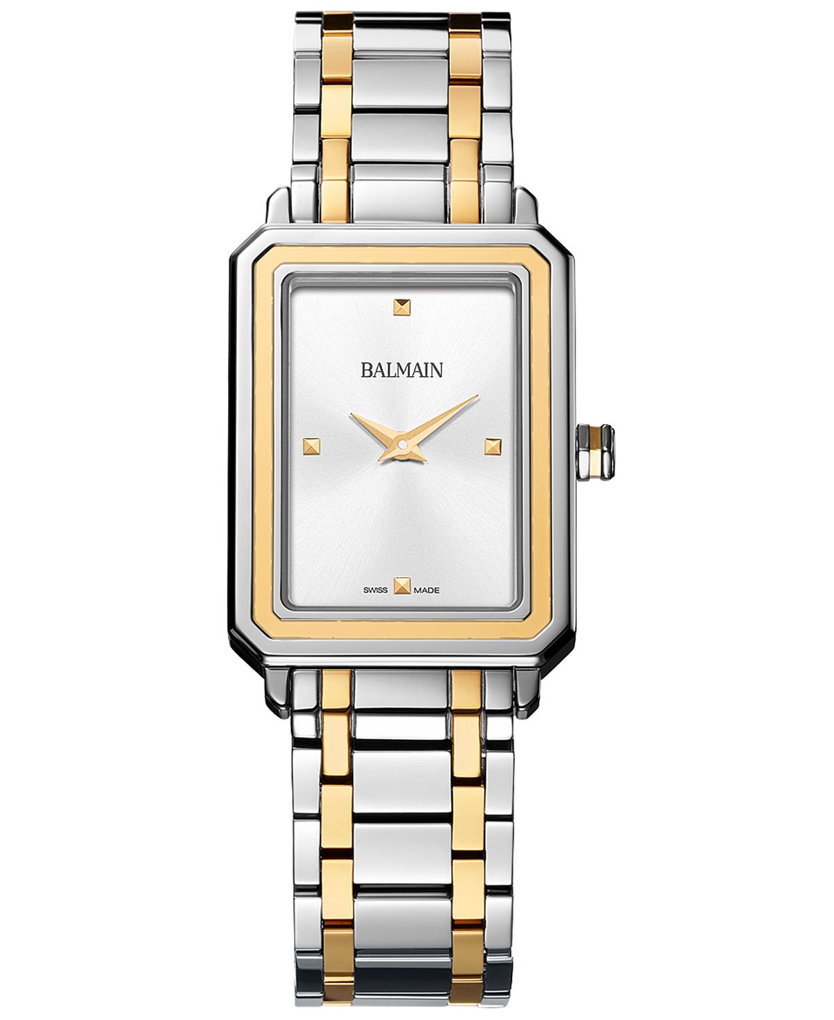 Женские швейцарские часы Eirini с двухцветным браслетом из нержавеющей стали, 25x33 мм Balmain мужские швейцарские часы beleganza с двухцветным браслетом из нержавеющей стали 40 мм balmain