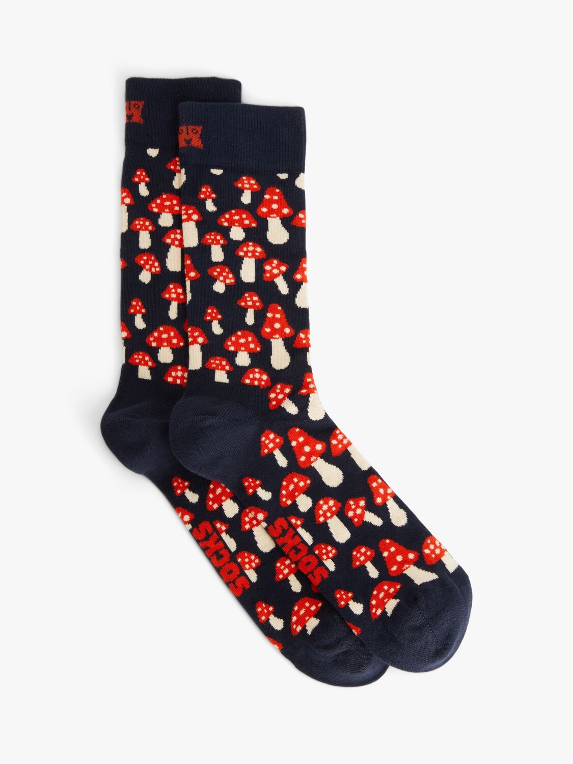 

Носки с грибами-поганками Happy Socks, темно-синий/мульти