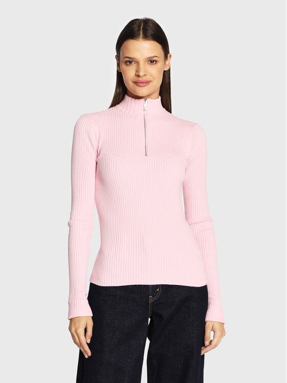Облегающий свитер Edited, розовый