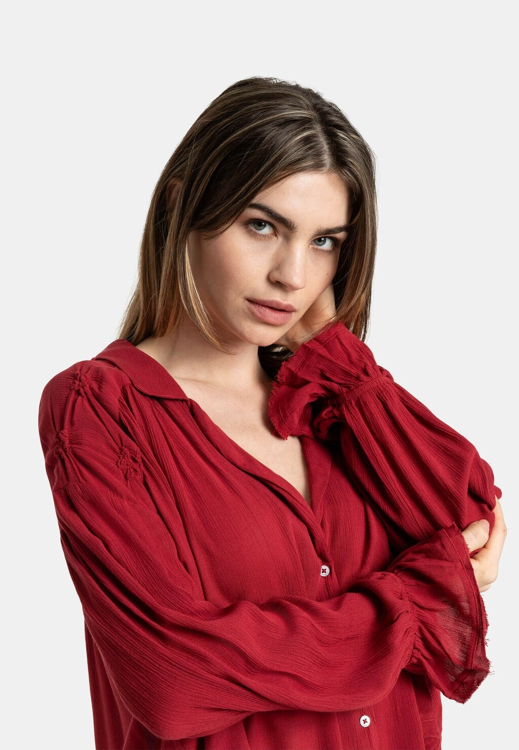 

Рубашка-блузка OLIVIA Free People, красный