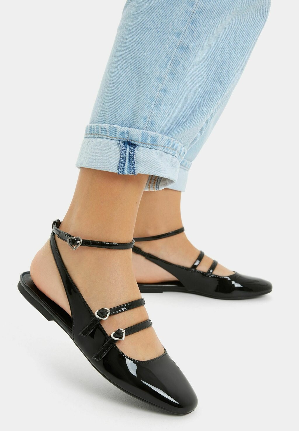 

Балетки STYLE Bershka, цвет black