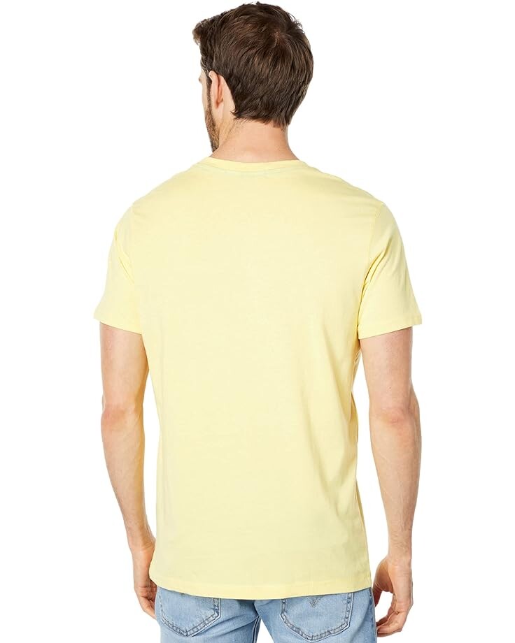 

Рубашка U.S. POLO ASSN. Short Sleeve Small Pony Solid Henley Knit Shirt, цвет Sunshine