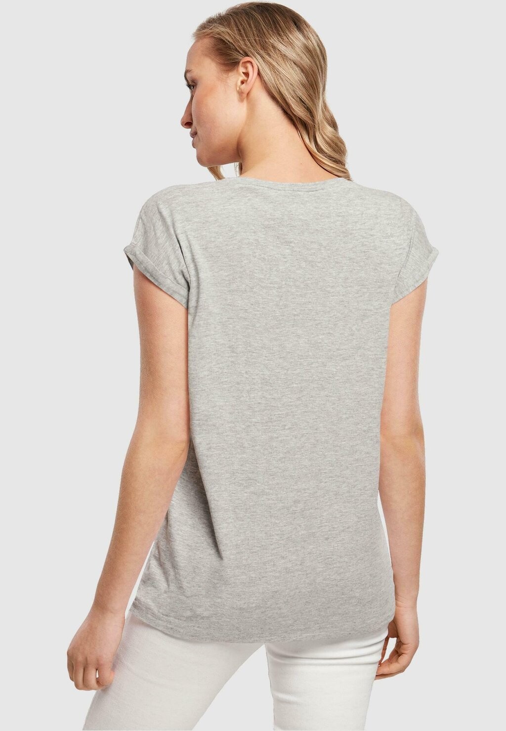 

Футболка с принтом WANTED EXTENDED SHOULDER TEE Merchcode, серый