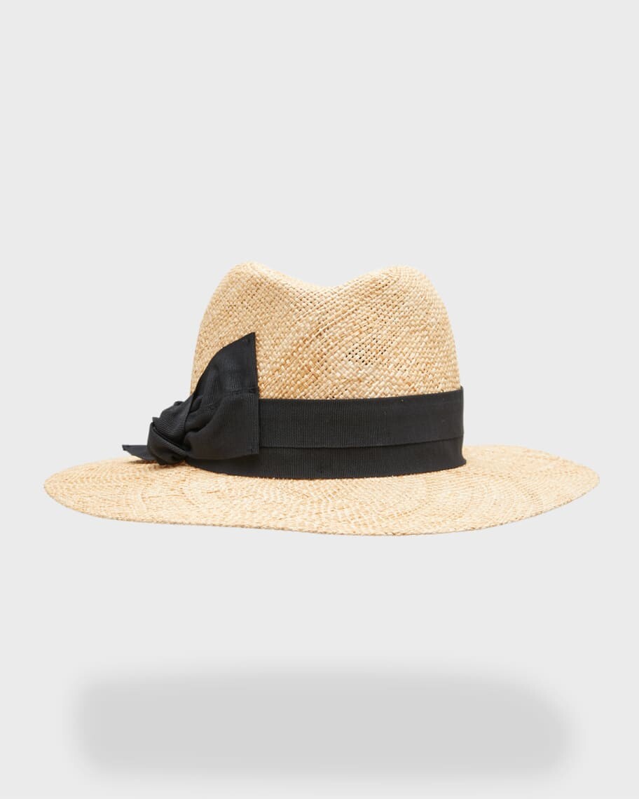 

Harper Straw Fedora с бантом Raffaello Bettini