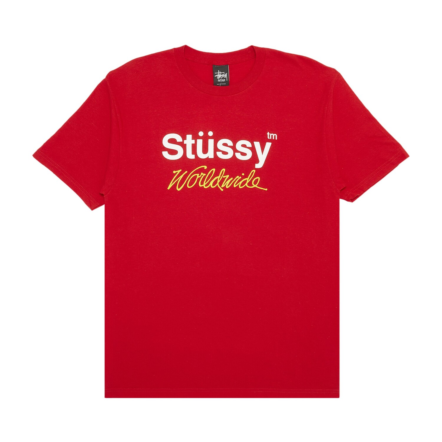 Футболка Stussy Worldwide, красная