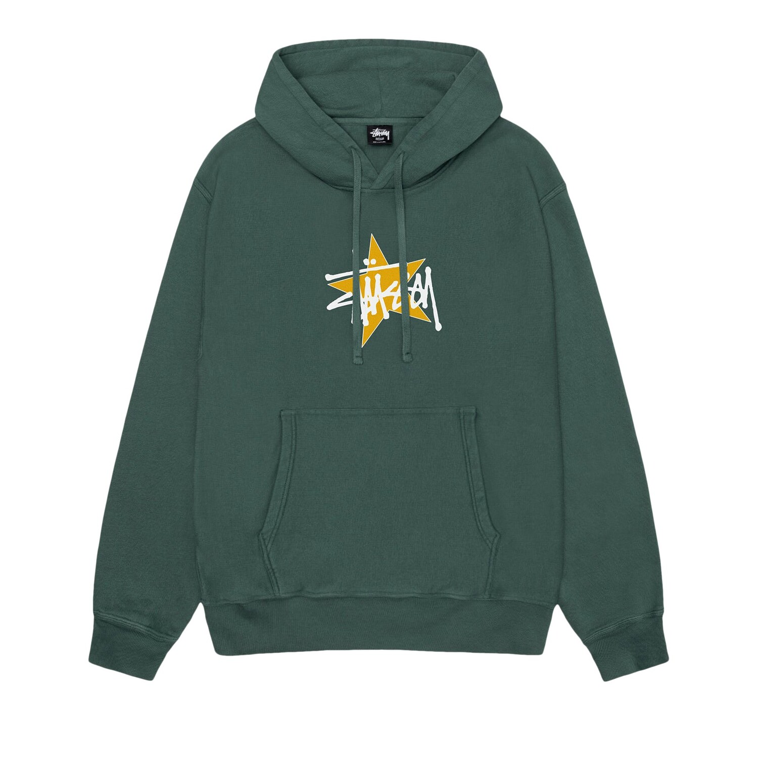 

Толстовка Stussy Star пигментного цвета Лес