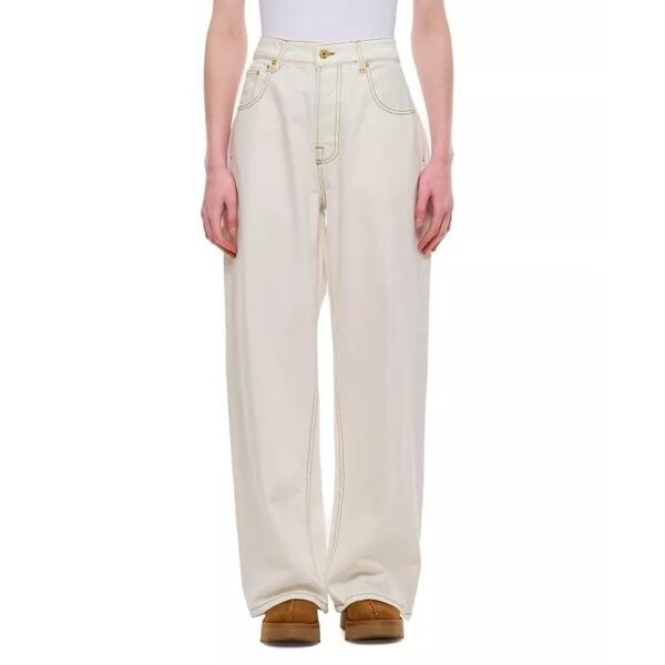 

Джинсы baggy denim pant Jacquemus, белый