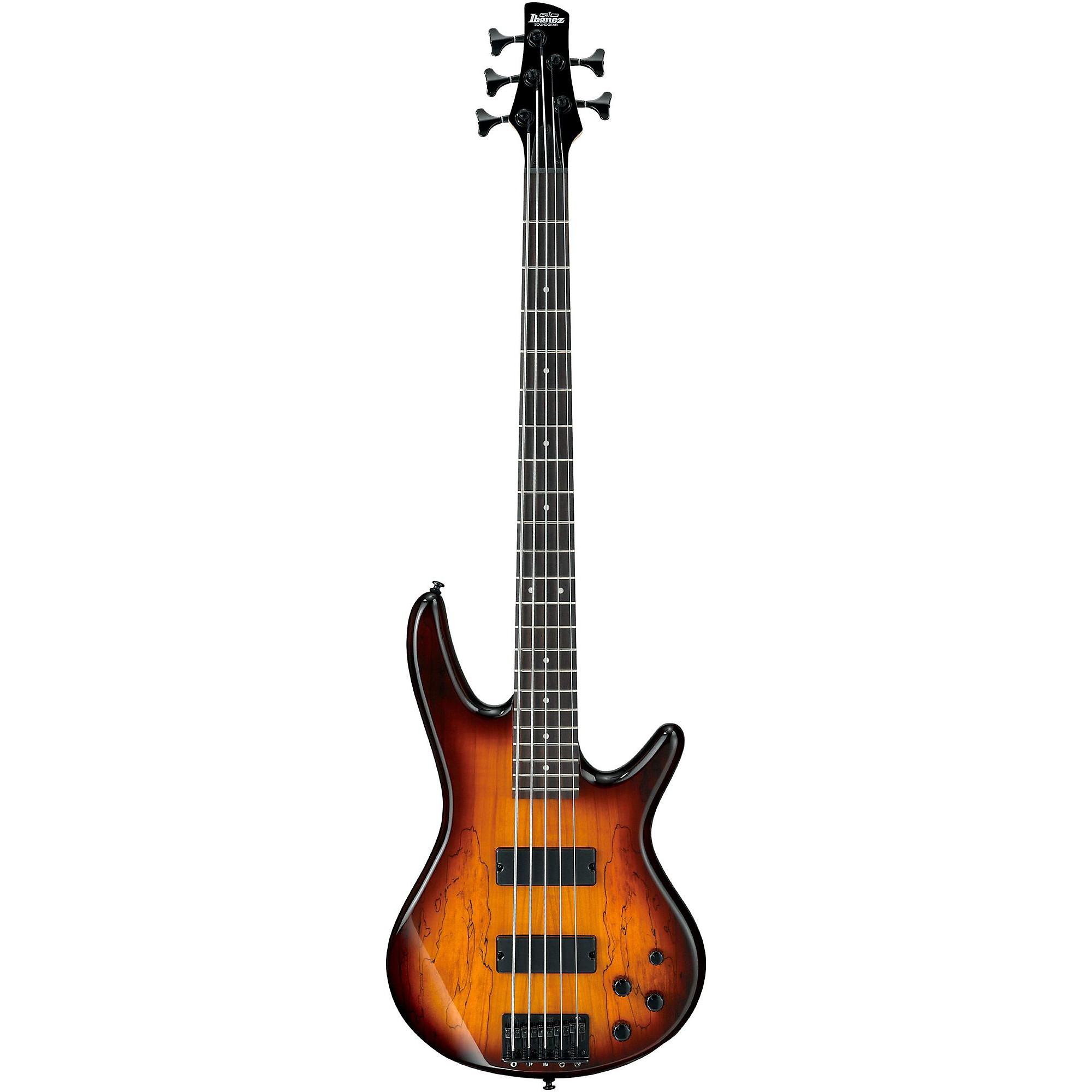 цена Ibanez GSR205SM 5-струнная электробас-гитара Brown Burst с накладкой из палисандра