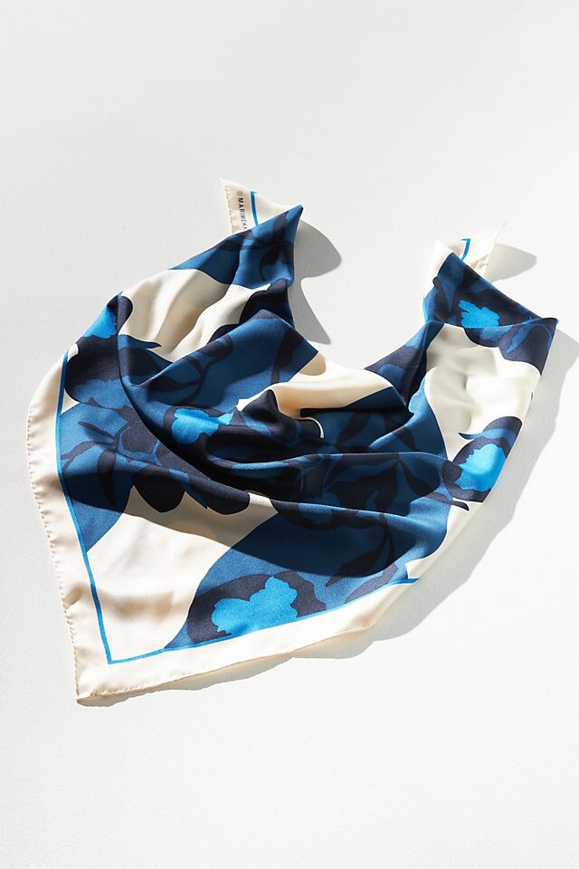 

Шарф Marimekko Lauhtua, синий / белый