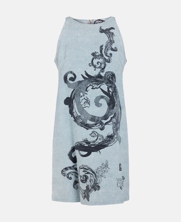 

Джинсовое платье Versace Jeans Couture, индиго