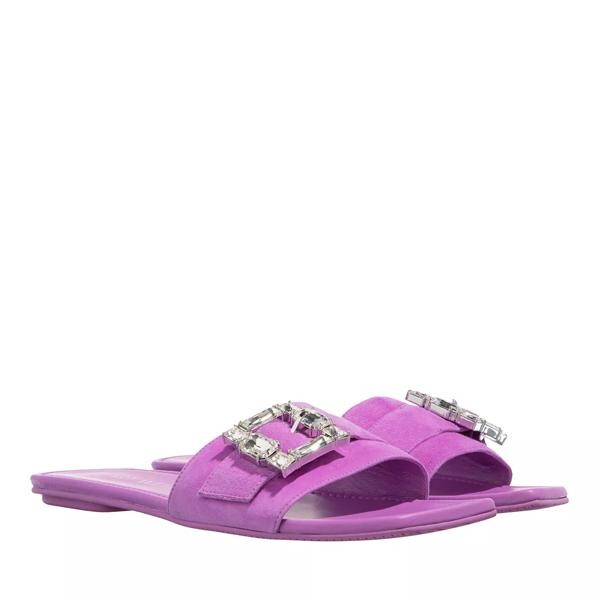 

Туфли saint tropez flat slide Stuart Weitzman, фиолетовый
