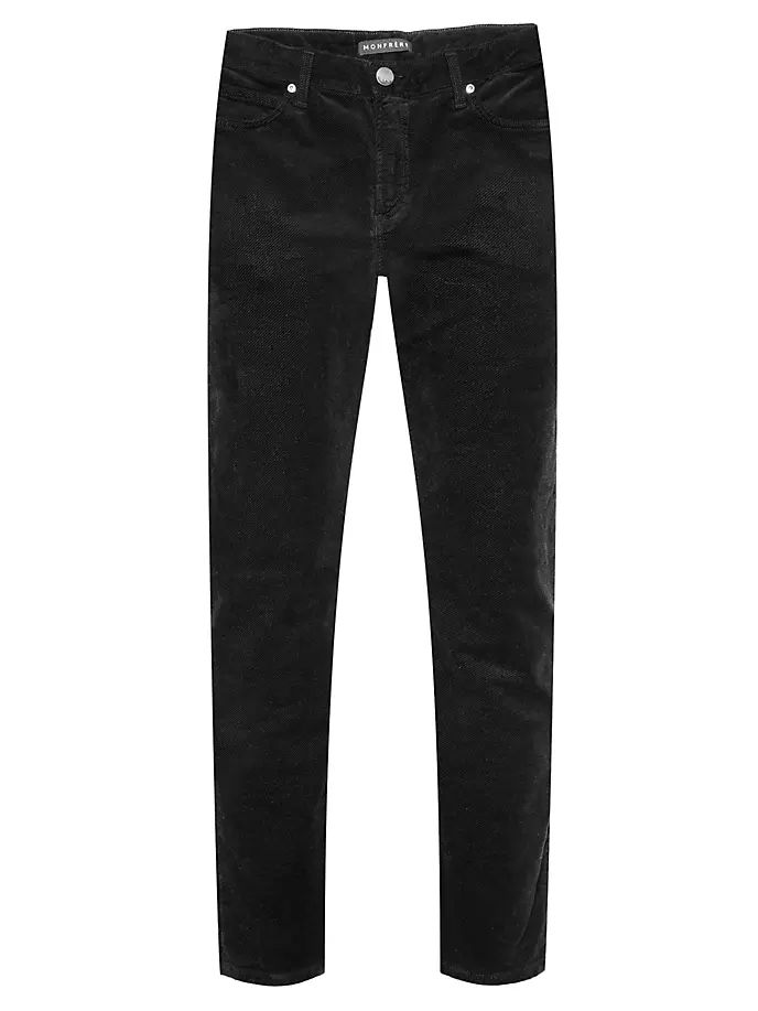 Бархатные джинсы Greyson Monfrère, цвет velvet noir