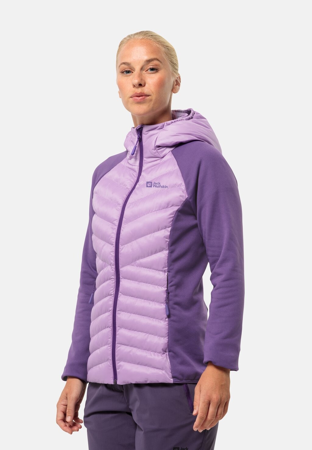 

Куртка зимняя ROUTEBURN PRO HYBRID Jack Wolfskin, цвет velvet