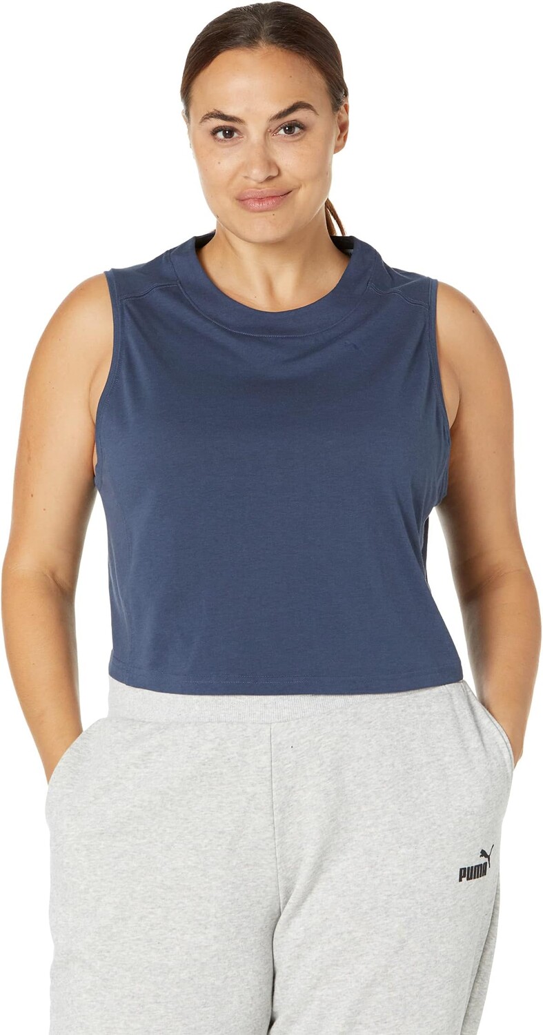

Топ PUMA Plus Size Train Cropped Logo Muscle Tank, цвет Spellbound