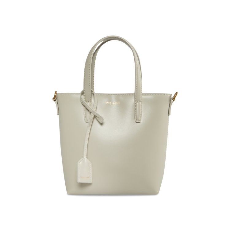 

Сумка-тоут Saint Laurent Mini Shopping Tote, цвет Soft Cream