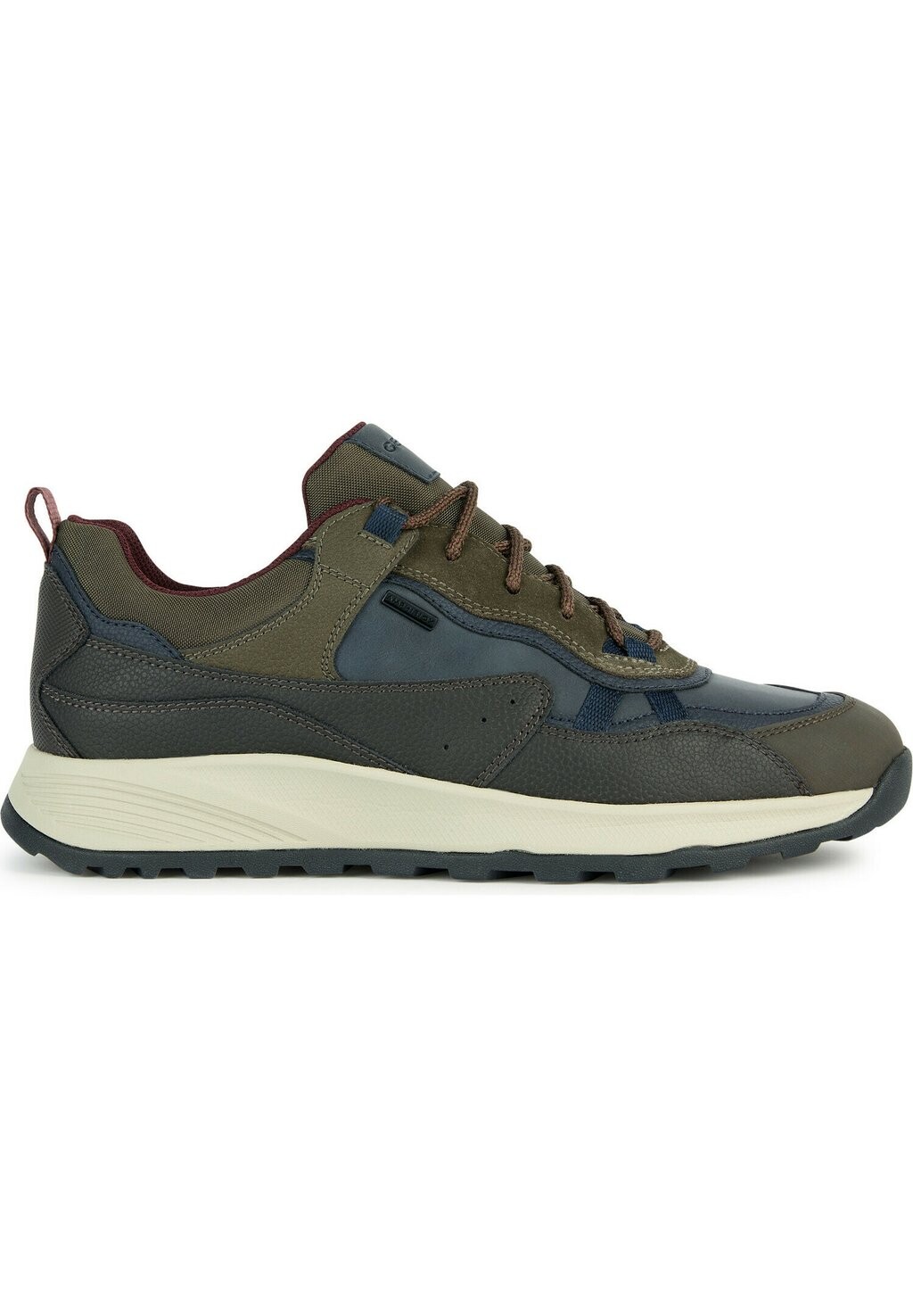 

Низкие кроссовки Terrestrial Geox, цвет navy dark coffee