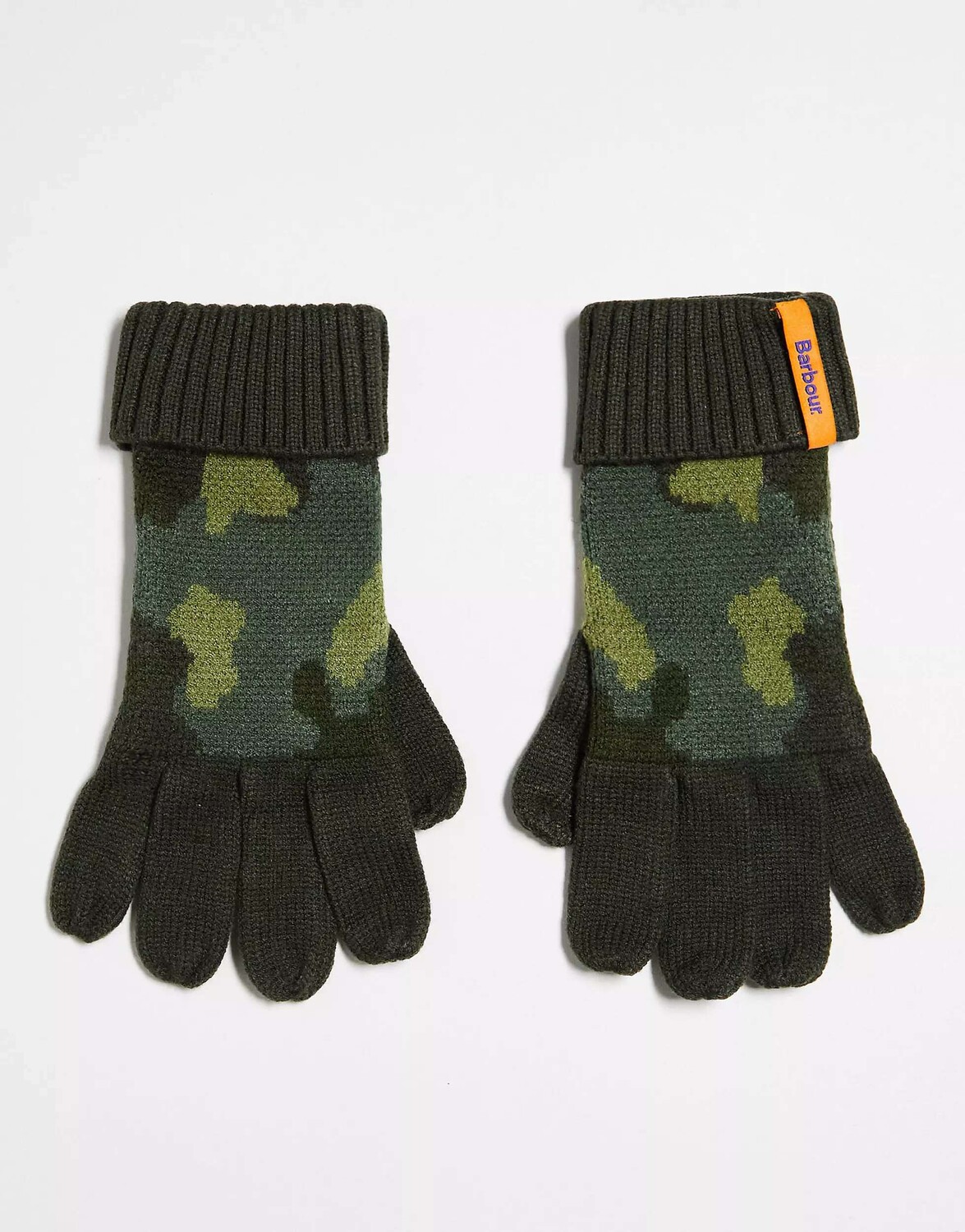

Эксклюзивные вязаные перчатки унисекс в камуфляжном цвете Barbour x ASOS