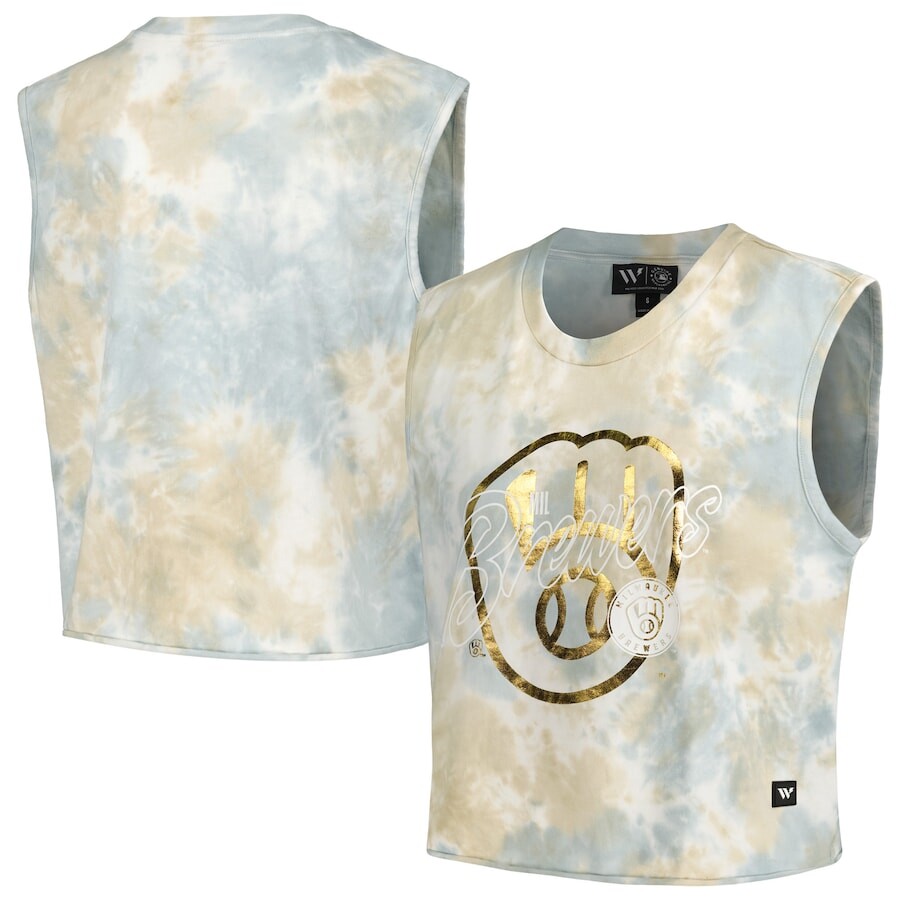 

Топ The Wild Collective Milwaukee Brewers, белый