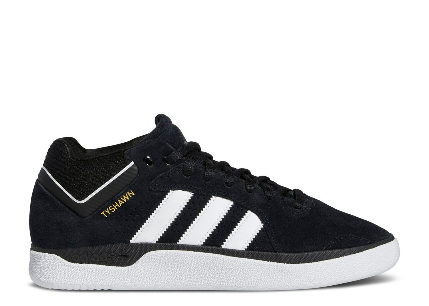 

Кроссовки adidas Tyshawn 'Black White', черный