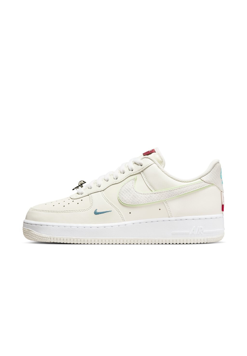 

Кроссовки AIR FORCE Nike Sportswear, цвет sail white university red vapour green