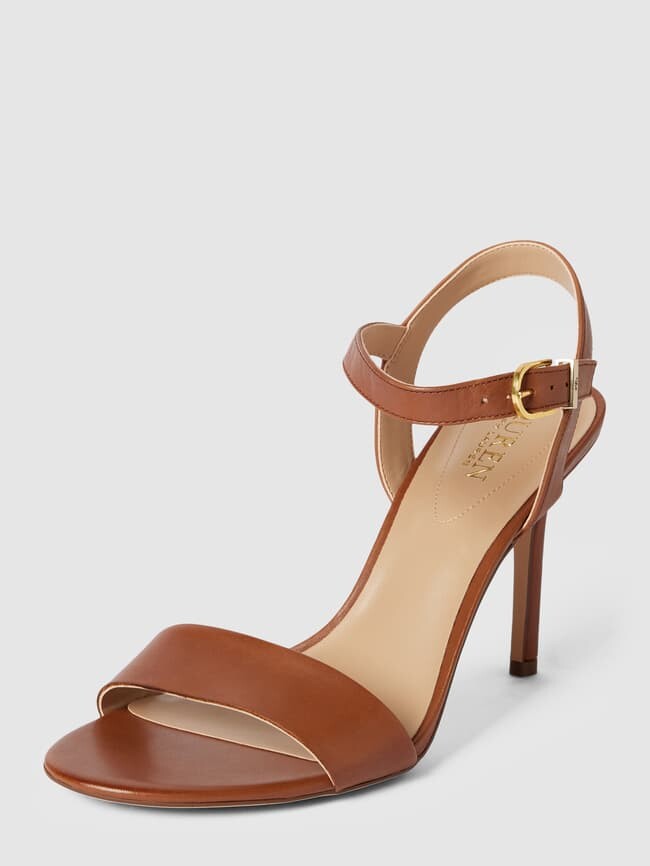 

Кожаные босоножки модель "GWEN" Lauren Ralph Lauren, коричневый