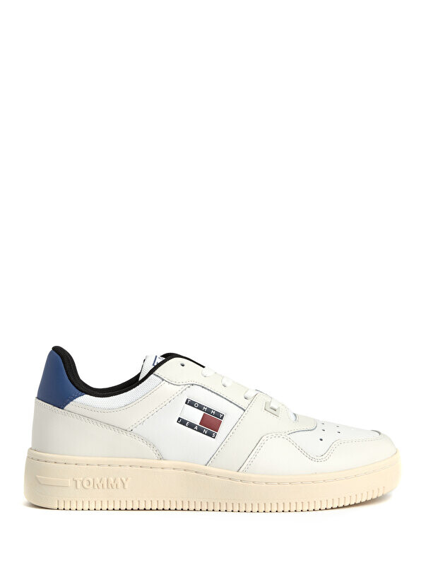

Белые мужские кожаные кроссовки basket Tommy Hilfiger