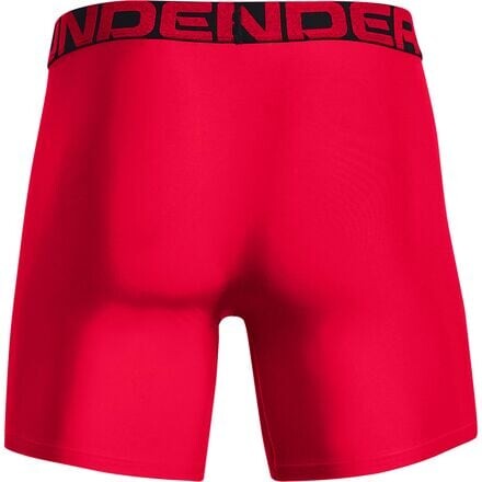 

Нижнее белье Tech 6in Boxerjock, 2 шт. мужское Under Armour, красный/черный