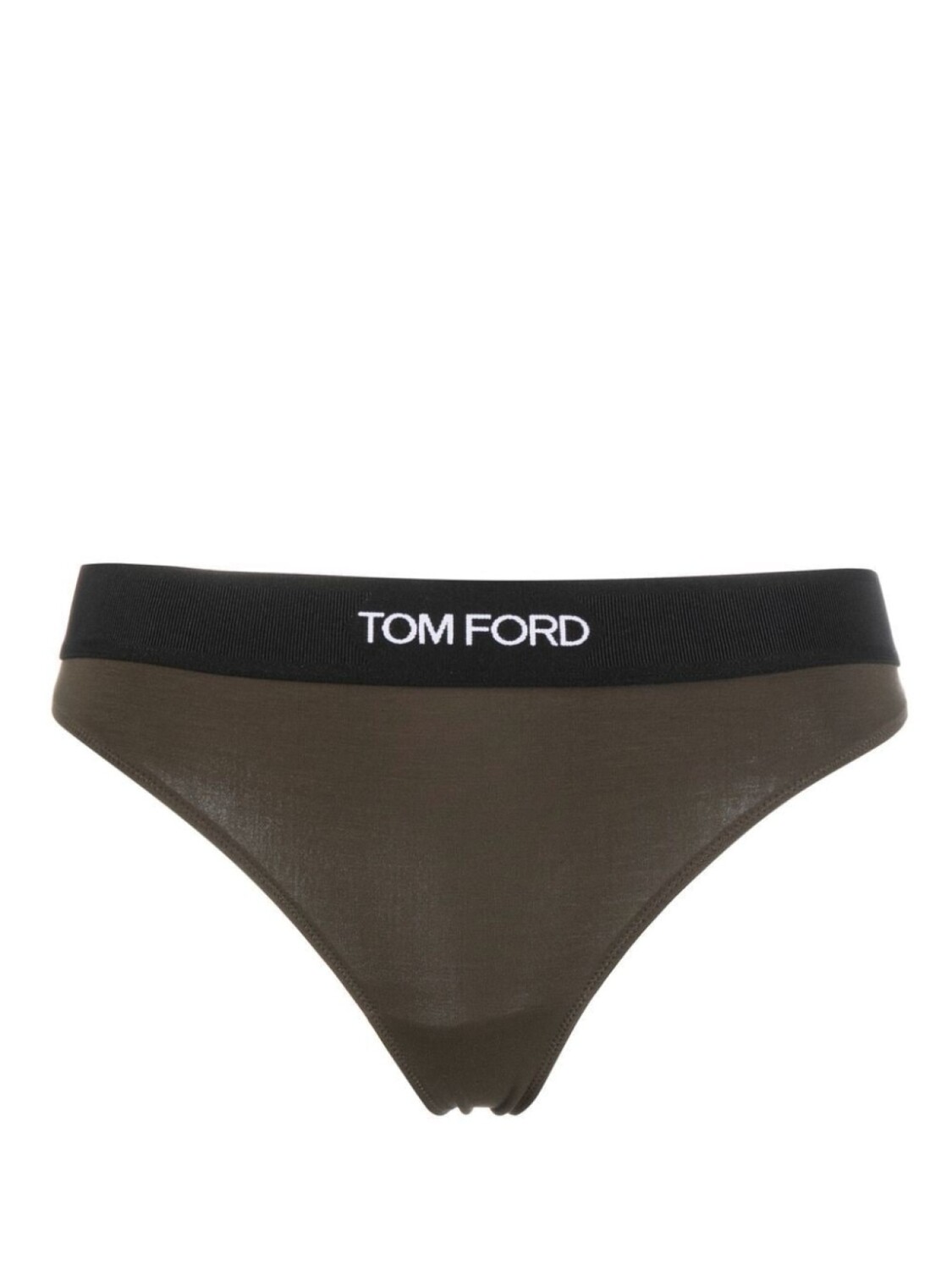 

TOM FORD трусы-стринги с логотипом, зеленый