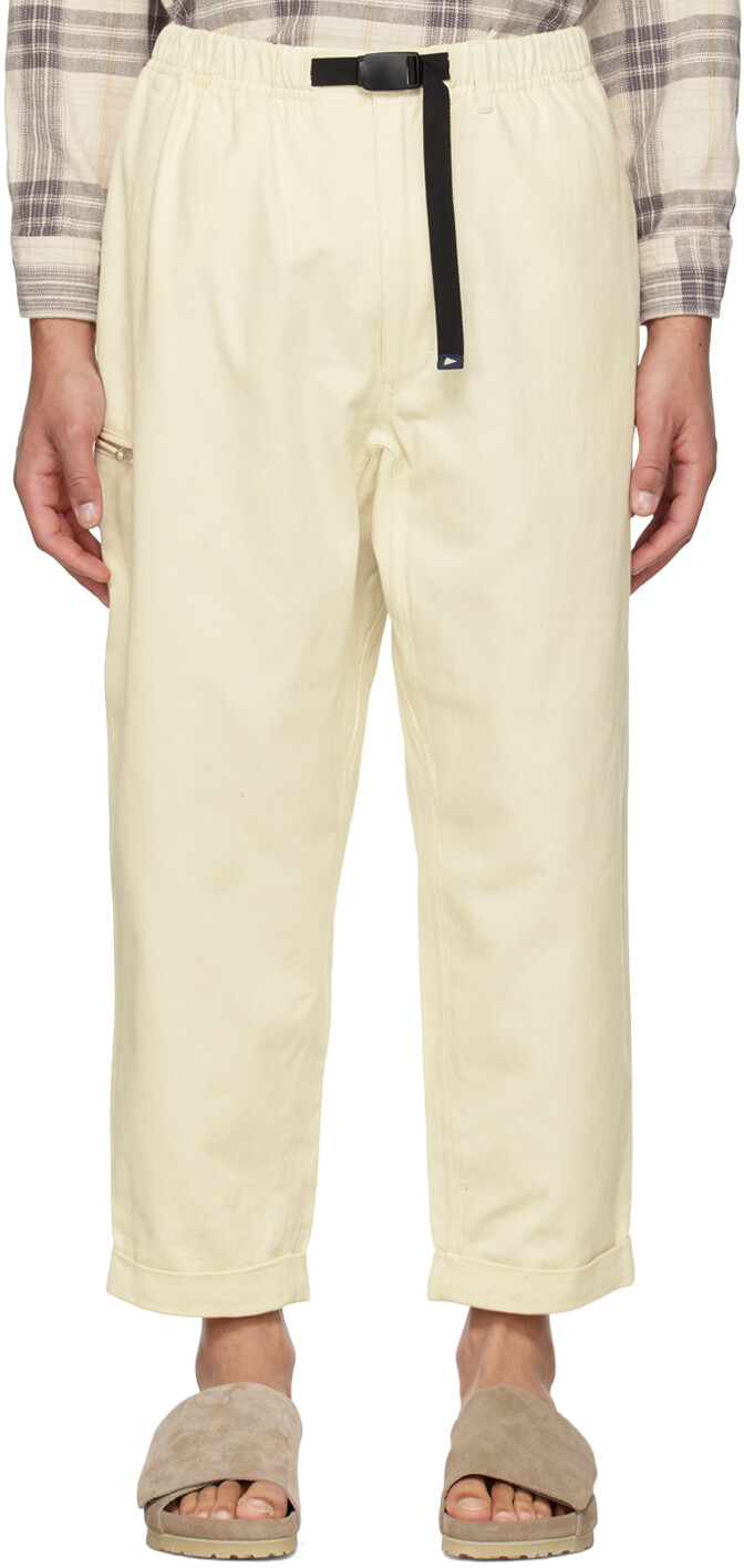 

Белые брюки-карго Pilgrim Surf + Supply Off-White Salathe, Белый