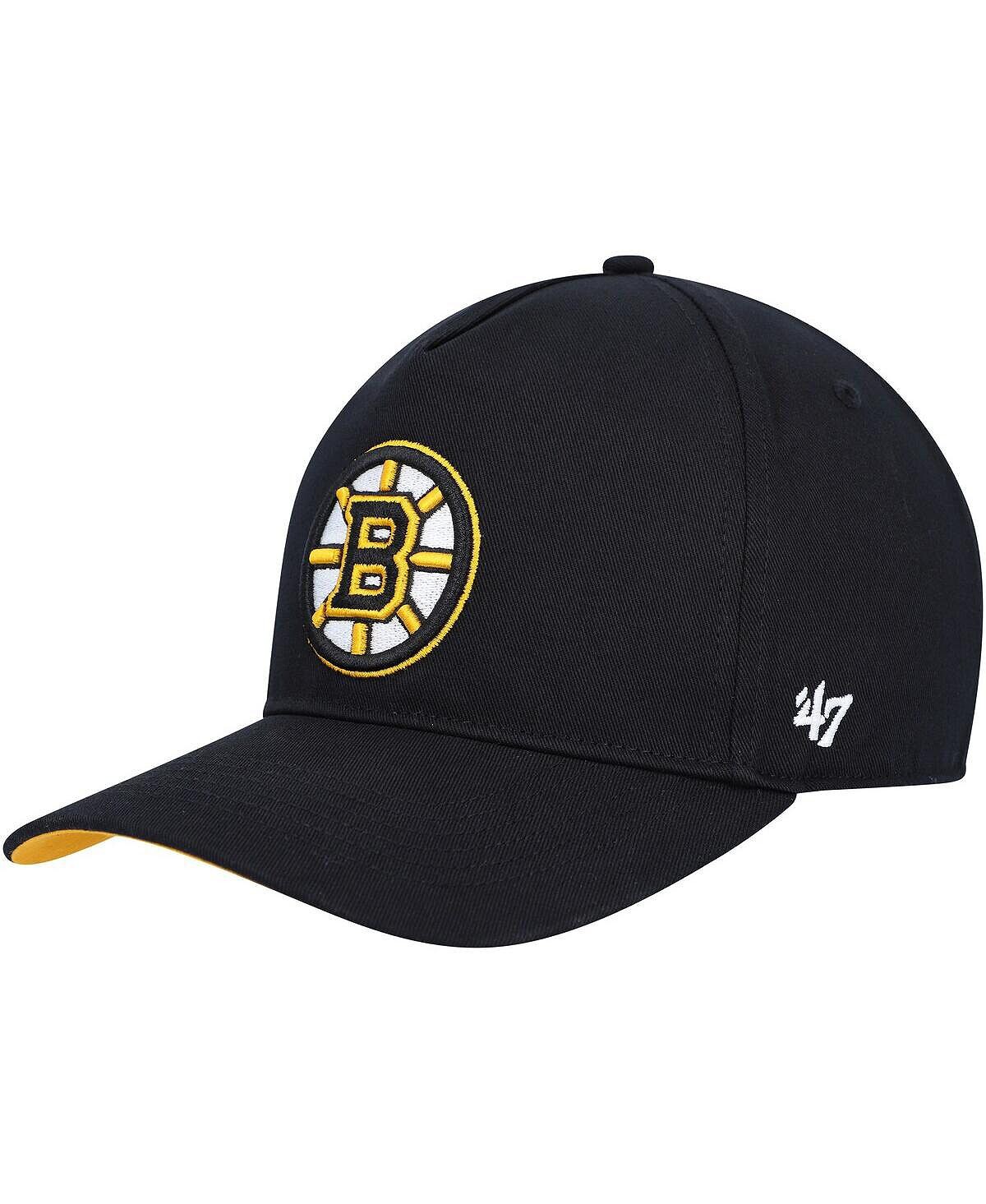 

Мужская черная кепка Boston Bruins Primary Hitch Snapback '47 Brand