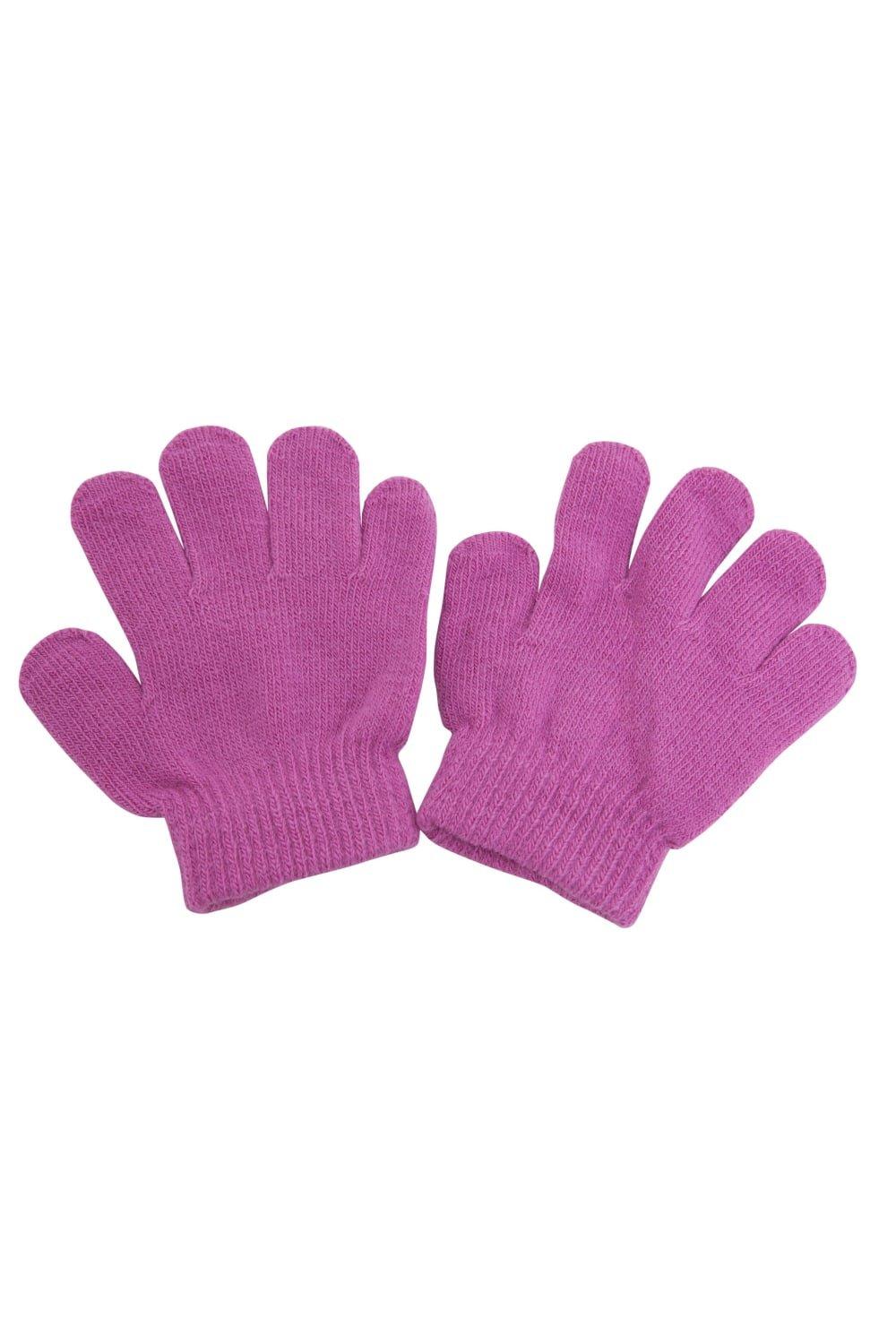 Зимние волшебные перчатки Universal Textiles, розовый распродажа термовязаные зимние перчатки universal textiles серый