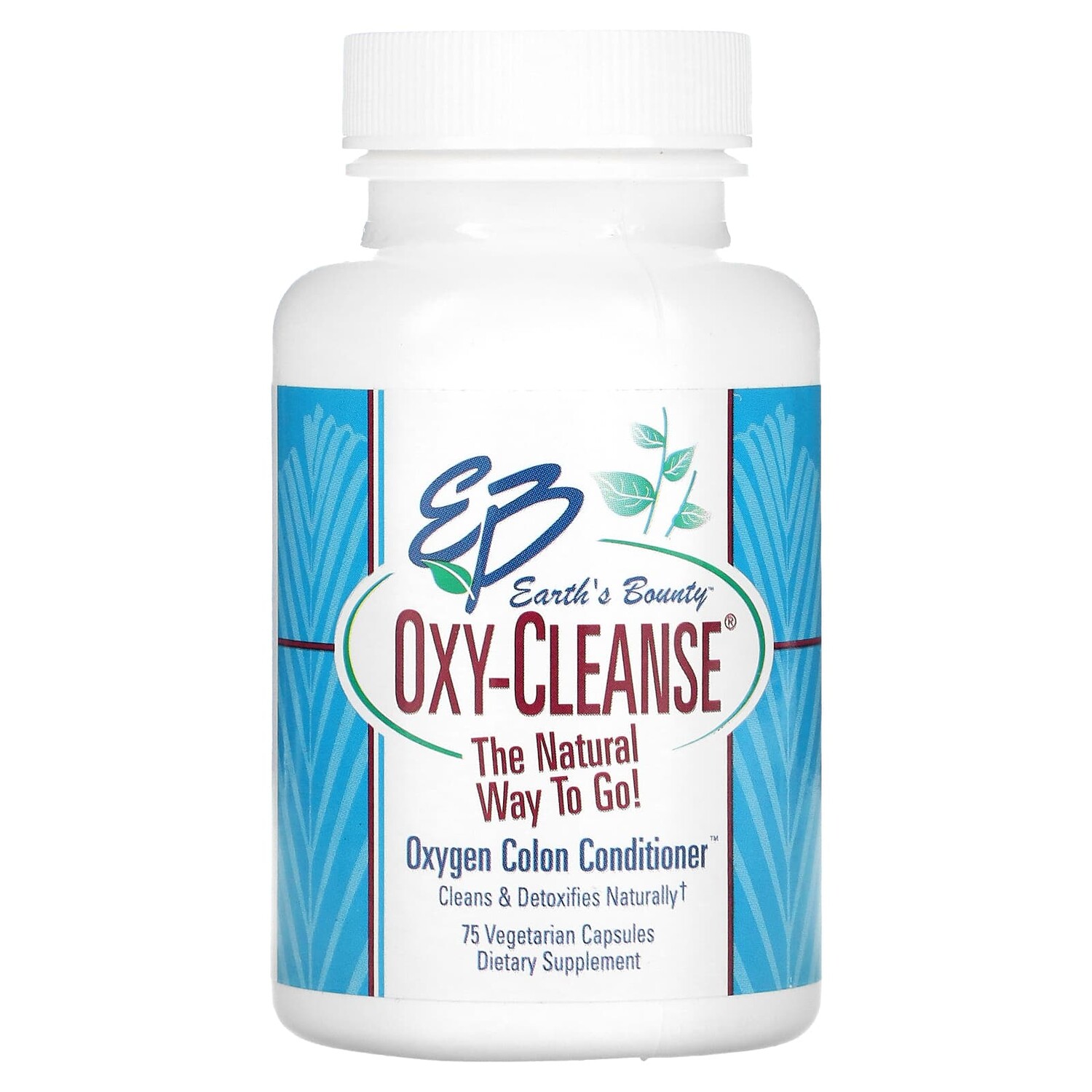 

Oxy-Cleanse, кондиционирующая добавка с кислородом, 75 вегетарианских капсул, Earth's Bounty ( Matrix Health )