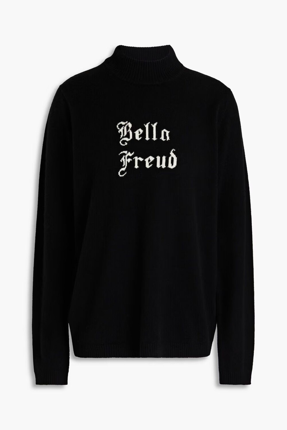 

Кашемировый свитер с воротником интарсия Bella Freud, черный