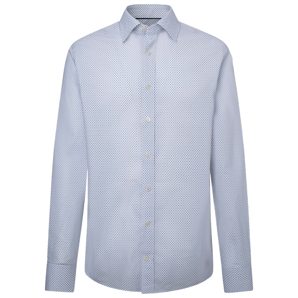 

Рубашка с длинным рукавом Hackett Geometric Print, синий