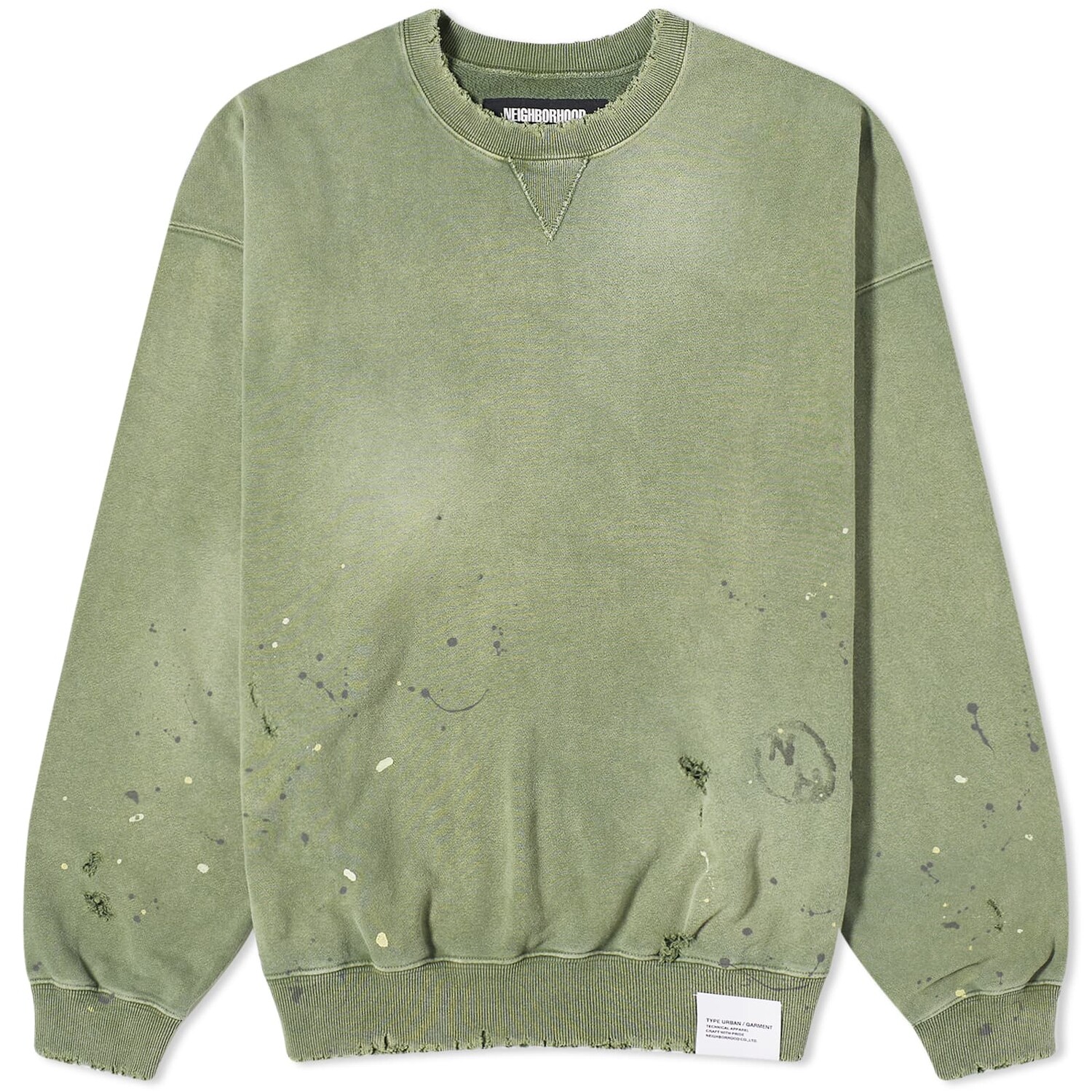 

Свитер Neighborhood Damage Crew, цвет Olive Drab