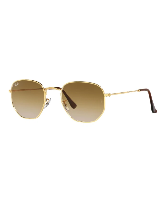 

Шестиугольные металлические солнцезащитные очки Ray-Ban, желтый