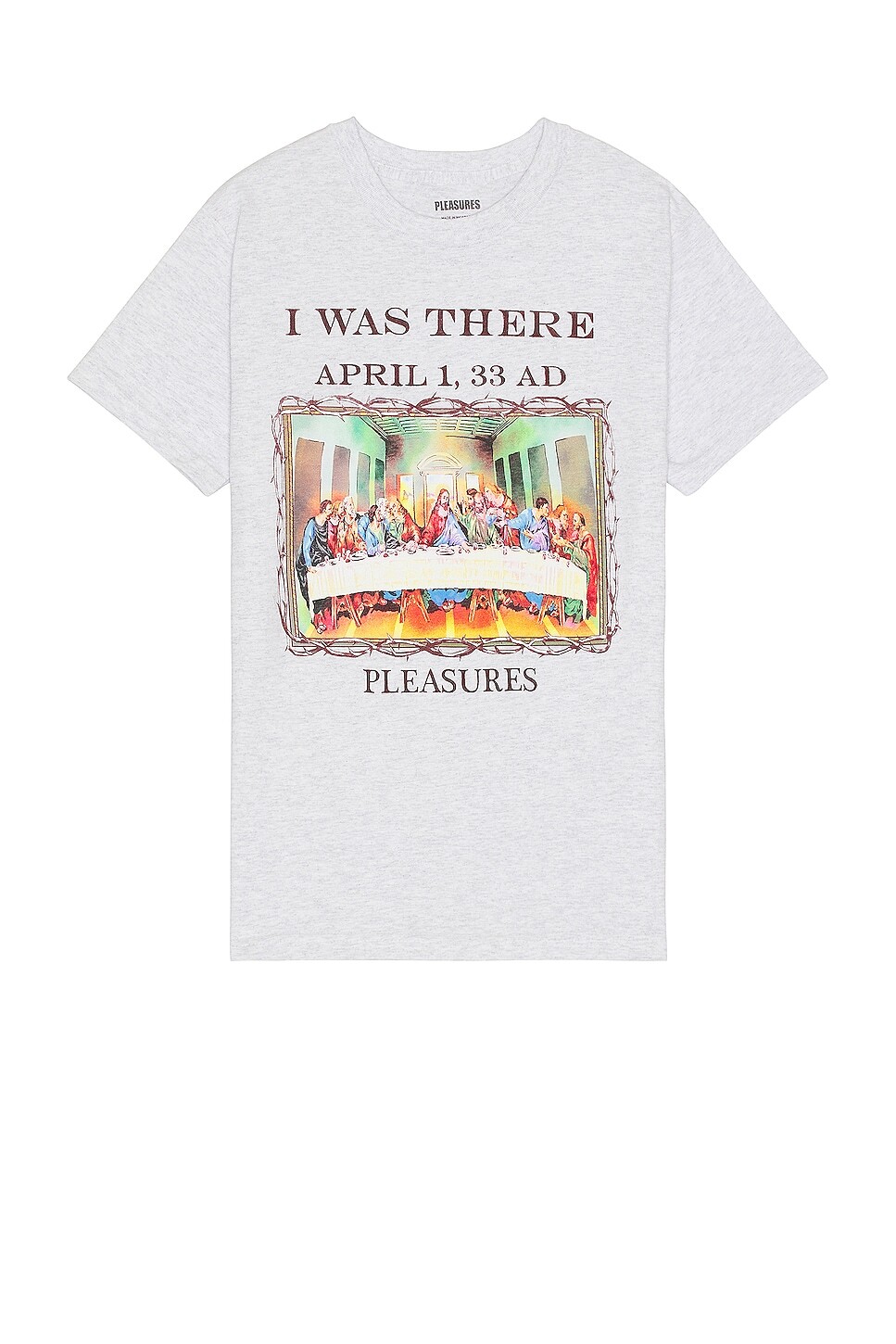 

Футболка Pleasures Supper, цвет Ash Grey