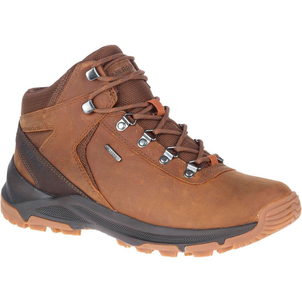 

Ботинки Merrell Erie Mid Leather Waterproof Hiking, коричневый