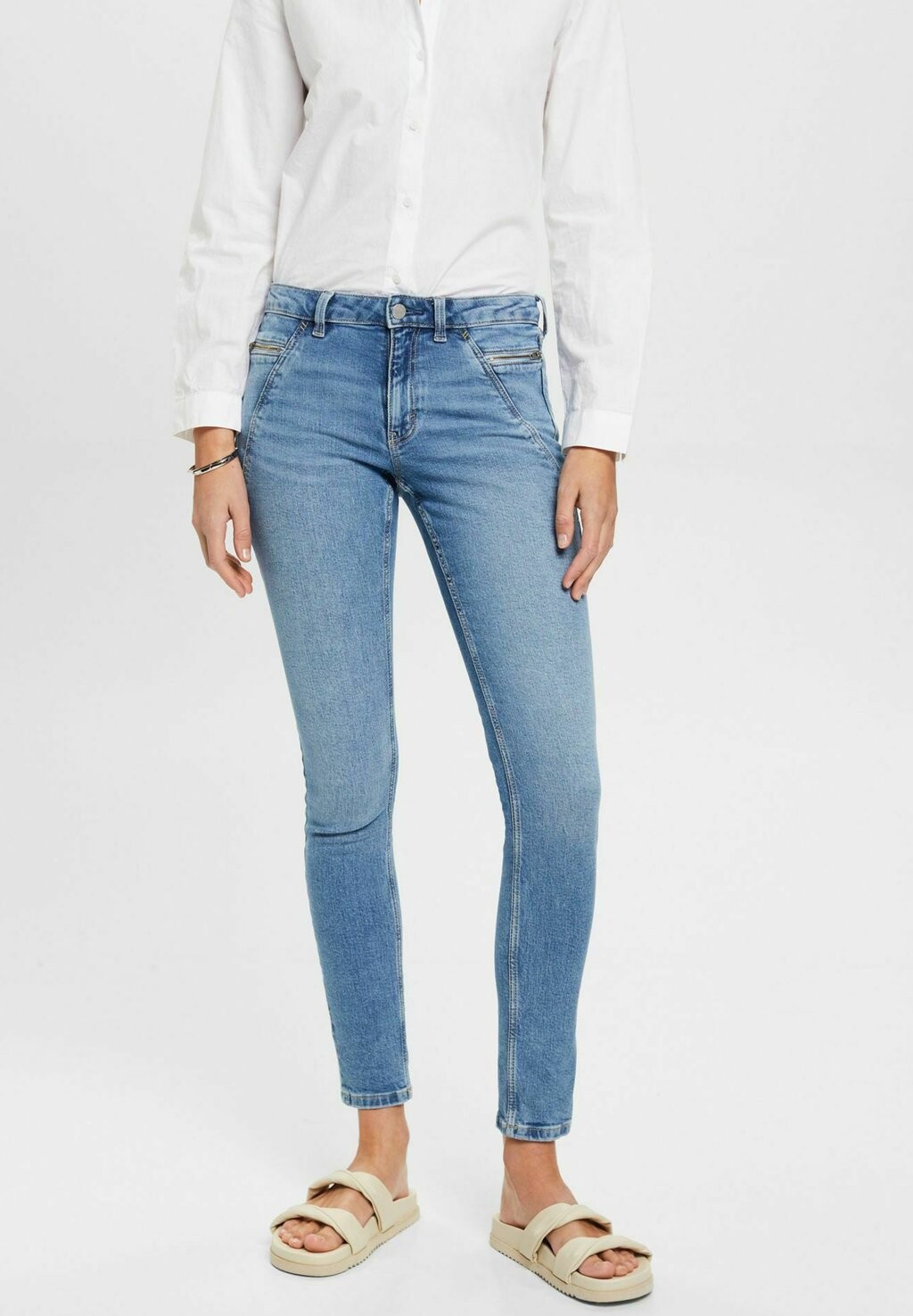 

Джинсы Skinny Fit Esprit, синий