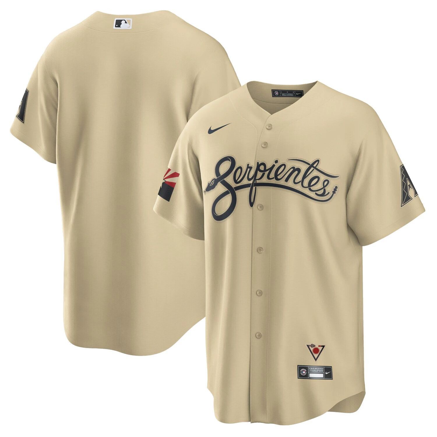 

Мужское джерси Nike Gold Arizona Diamondbacks City Connect Replica