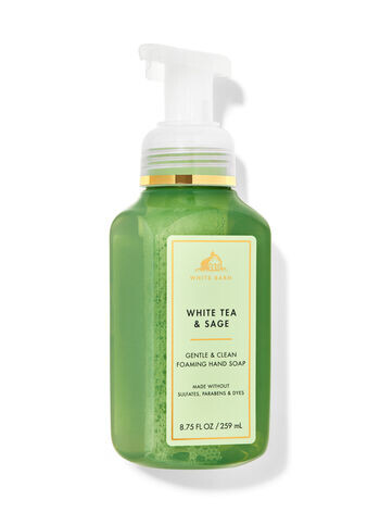 

Нежное пенящееся мыло для рук White Tea & Sage, 8.75 fl oz / 259 mL, Bath and Body Works