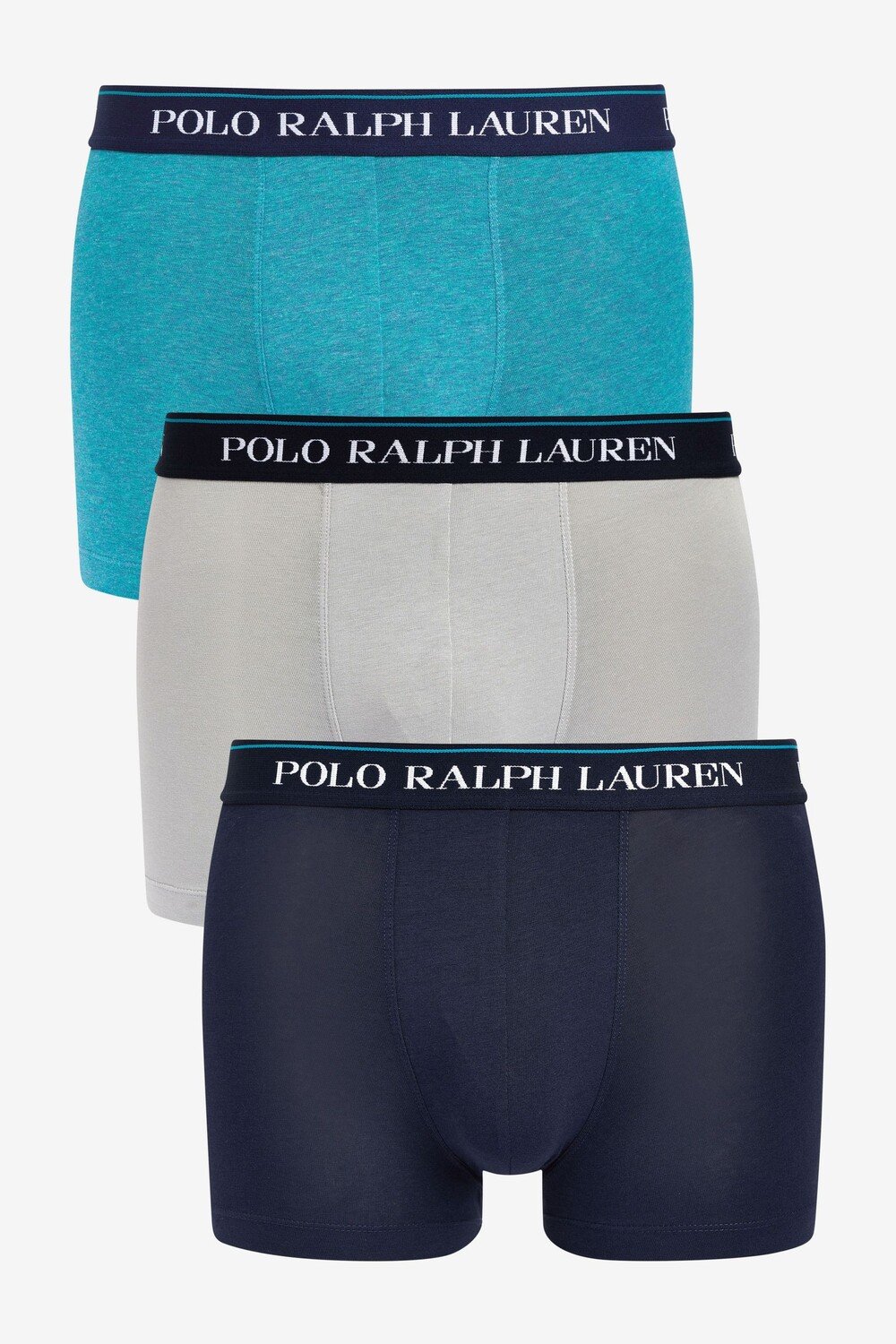 

Комплект из трех пар узких боксеров Classic из хлопка стрейч с логотипом Polo Ralph Lauren, синий