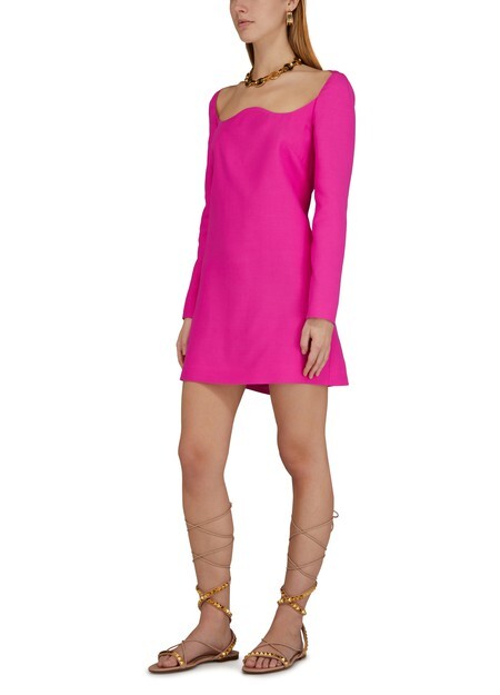 

Короткое платье Valentino Garavani, розовый