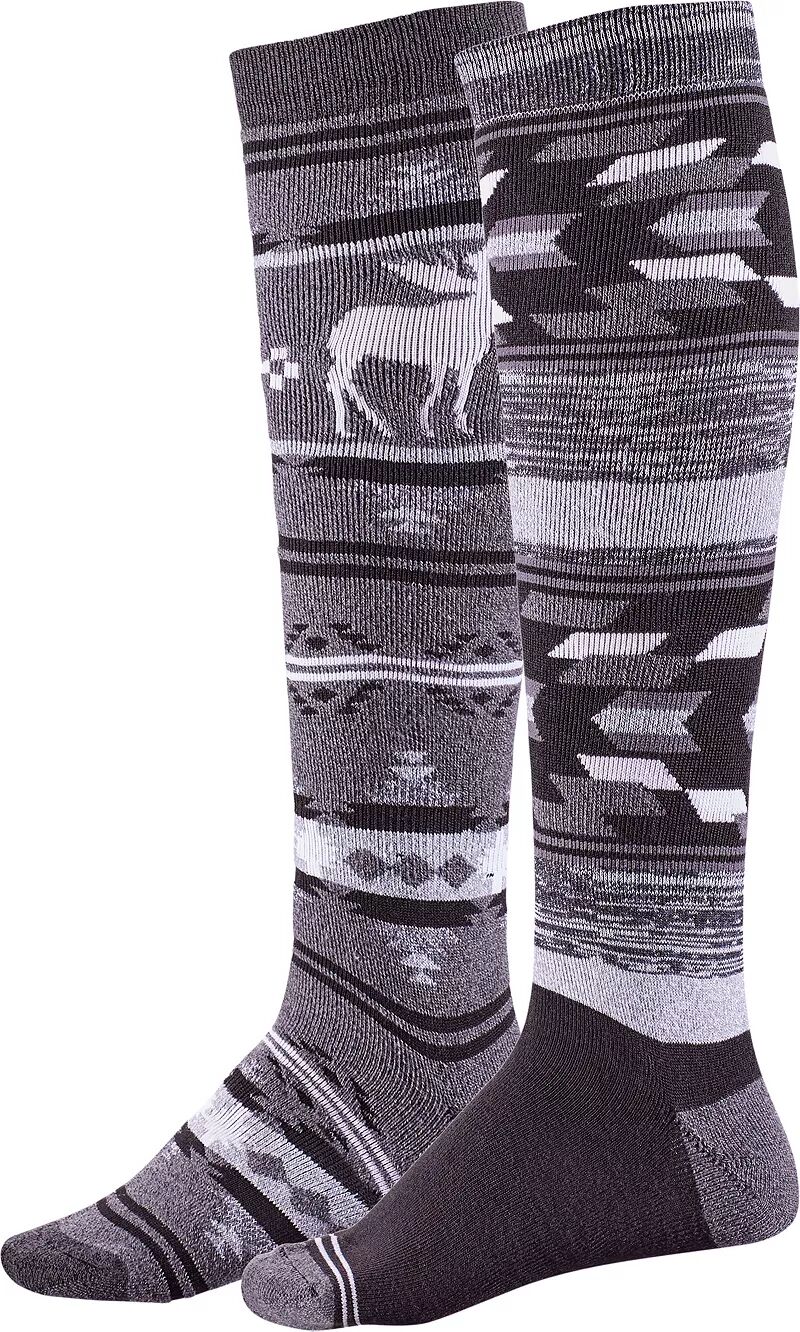 Мужские зимние спортивные носки Alpine Design — 2 шт., черный