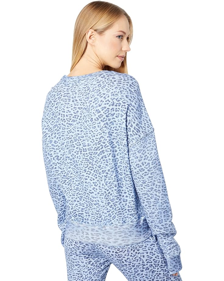 Толстовка n:philanthropy Sela Leopard Sweatshirt, цвет Teacup Blue Leopard