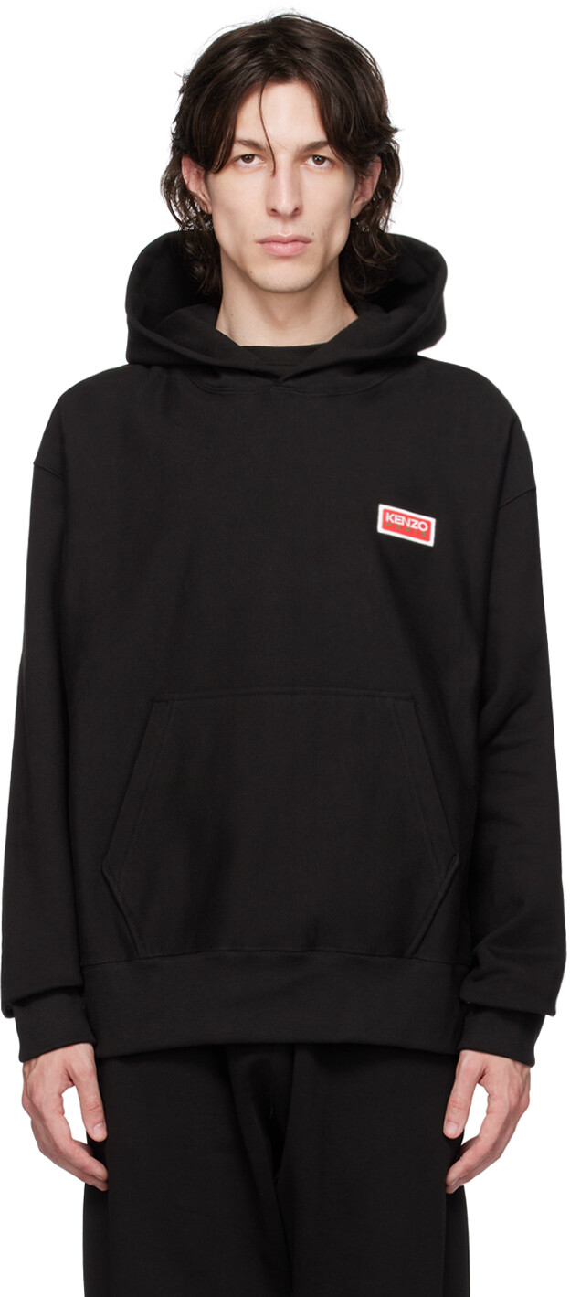

Черный худи Paris Kenzo
