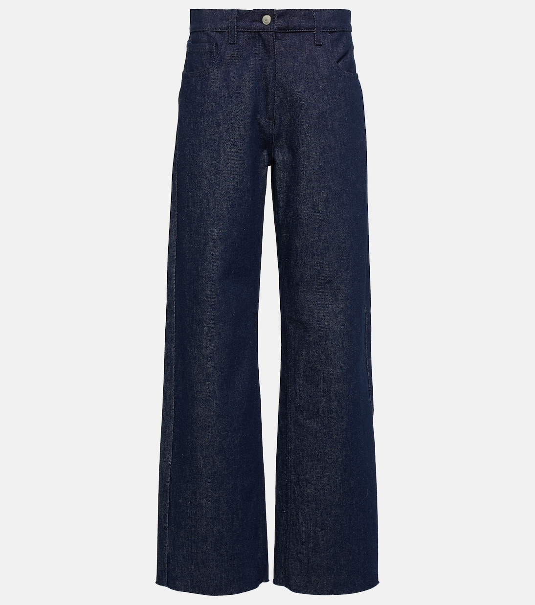 Прямые джинсы с высокой посадкой Magda Butrym, синий прямые джинсы с высокой посадкой magda butrym синий